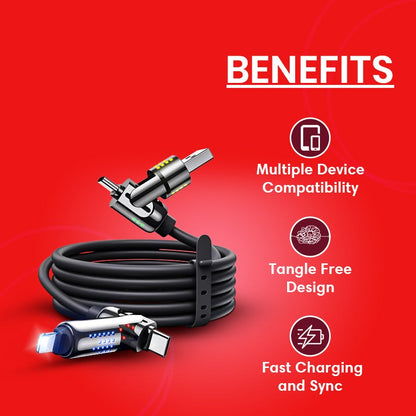 4-in-1 Multi USB Charging Cable